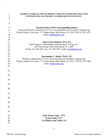 Cover of Cement Stabilization of Highly Organic Subgrade Soils to Control Secondary Compression Settlement