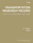 Cover of Speed- and Facility-Specific Emission Estimates for On-Road Light-Duty Vehicles on the Basis of Real-World Speed Profiles