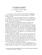 Cover of USE OF EXPANDED CLAY AGGREGATE IN BITUMINOUS CONSTRUCTION