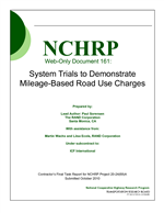 Cover of System Trials to Demonstrate Mileage-Based Road Use Charges