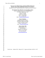 Cover of Full-Scale Structural Characterization of a Highly Polymer-Modified Asphalt Pavement