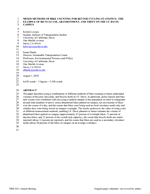 Cover of Mixed Methods of Bike Counting for Better Cycling Statistics: The Example of Bicycle Use, Abandonment, and Theft on UC Davis Campus
