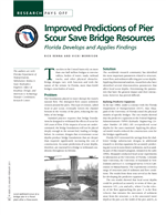 Cover of Research Pays Off: Improved Predictions of Pier Scour Save Bridge Resources: Florida Develops and Applies Findings
