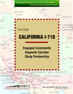 Cover of Case Study: California I-710: Engaged Community Supports Corridor Study Partnership