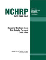 Cover of Manual for Emulsion-Based Chip Seals for Pavement Preservation