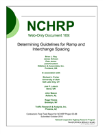 Cover of Determining Guidelines for Ramp and Interchange Spacing