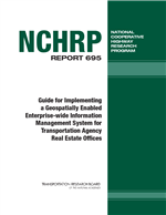 Cover of Guide for Implementing a Geospatially Enabled Enterprise-wide Information Management System for Transportation Agency Real Estate Offices