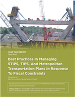 Cover of Best Practices In Managing STIPS, TIPS, And Metropolitan Transportation Plans In Response To Fiscal Constraints