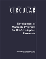 Cover of Development of Warranty Programs for Hot-Mix Asphalt Pavements