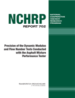 Cover of Precision of the Dynamic Modulus and Flow Number Tests Conducted with the Asphalt Mixture Performance Tester