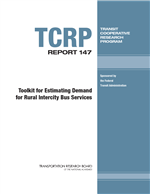 Cover of Toolkit for Estimating Demand for Rural Intercity Bus Services