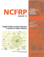 Cover of Freight Facility Location Selection: A Guide for Public Officials