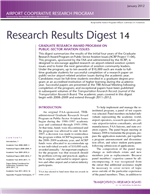 Cover of Graduate Research Award Program on Public-Sector Aviation Issues