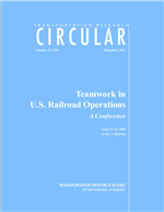 Cover of Teamwork in U.S. Railroad Operations: A Conference, April 23-24, 2009, Irvine, California