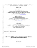 Cover of Evaluation of Rectangular Rapid Flash Beacon at Pinellas Trail Crossing in Saint Petersburg, Florida