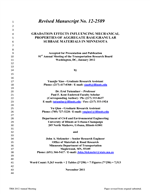 Cover of Gradation Effects Influencing Mechanical Properties of Aggregate Base–Granular Subbase Materials in Minnesota