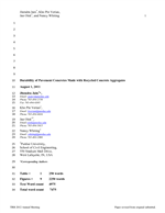 Cover of Durability of Pavement Concretes Made with Recycled Concrete Aggregates