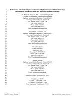 Cover of High-Performance Thin-Lift Overlays with High Reclaimed Asphalt Pavement Content and Warm-Mix Asphalt Technology: Performance and Workability Characteristics