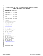 Cover of Avoiding Sulfate Heave in Subgrades with a Little Help from Precision Agriculture