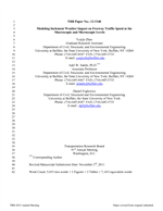 Cover of Modeling the Impact of Inclement Weather on Freeway Traffic Speed at Macroscopic and Microscopic Levels