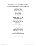 Cover of Thin Bonded Epoxy Overlays on Concrete Bridge Deck Surfaces