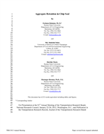 Cover of Aggregate Retention in Chip Seal