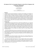 Cover of Development of the Next Generation of Intercity Corridor Bi-Level Equipment with Crash Energy Management