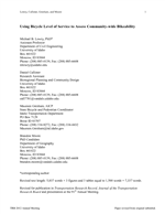 Cover of Assessment of Communitywide Bikeability with Bicycle Level of Service