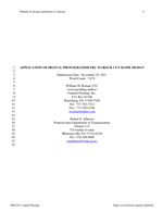 Cover of Application of Digital Photogrammetry to Rock Cut Slope Design