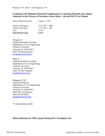 Cover of Evaluating ASR Mitigation Potential of Supplementary Cementing Materials and Lithium Admixture in the Presence of Potassium Acetate Deicer - Revised EB-70 Test Method