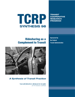 Cover of Ridesharing as a Complement to Transit