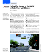Cover of Research Pays Off: Safety Effectiveness of the HAWK or Pedestrian Hybrid Beacon