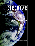 Cover of Climate Change and Transportation: Summary of Key Information