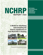 Cover of A Model for Identifying and Evaluating the Historic Significance of Post-World War II Housing