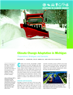 Cover of Climate Change Adaptation in Michigan: Preparations, Strategies, and Examples