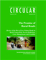 Cover of The Promise of Rural Roads: Review of the Role of Low-Volume Roads in Rural Connectivity, Poverty Reduction, Crisis Management, and Livability