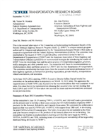 Cover of Committee on Implementing the Research Results of the Second Strategic Highway Research Program (SHRP 2) Letter Report: September 19, 2012