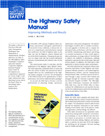 Cover of The "Highway Safety Manual": Improving Methods and Results