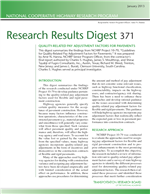 Cover of Quality-Related Pay Adjustment Factors for Pavements