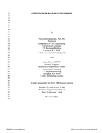 Cover of A New Set of Guidelines for Road Diet Conversions