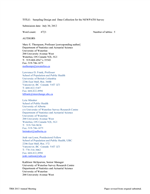 Cover of Sampling Design and Data Collection for NEWPATH Survey