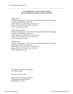 Cover of Ecofriendly Navigation System Development for Heavy-Duty Trucks