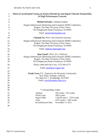 Cover of Effect of Accelerated Curing on Surface Resistivity and Rapid Chloride Permeability of High Performance Concrete