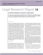 Cover of Buy America Requirements for Federally Funded Airports