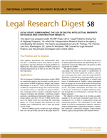 Cover of Legal Issues Surrounding the Use of Digital Intellectual Property on Design and Construction Projects