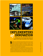 Cover of Implementers of Innovation: Findings from the Transportation Research Board’s 2012 State Partnership Visits Program