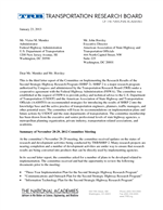 Cover of Committee on Implementing the Research Results of the Second Strategic Highway Research Program (SHRP 2) Letter Report: January 23, 2013