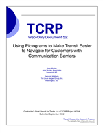 Cover of Using Pictograms to Make Transit Easier to Navigate for Customers with Communication Barriers