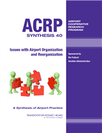 Cover of Issues with Airport Organization and Reorganization