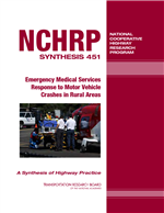 Cover of Emergency Medical Services Response to Motor Vehicle Crashes in Rural Areas